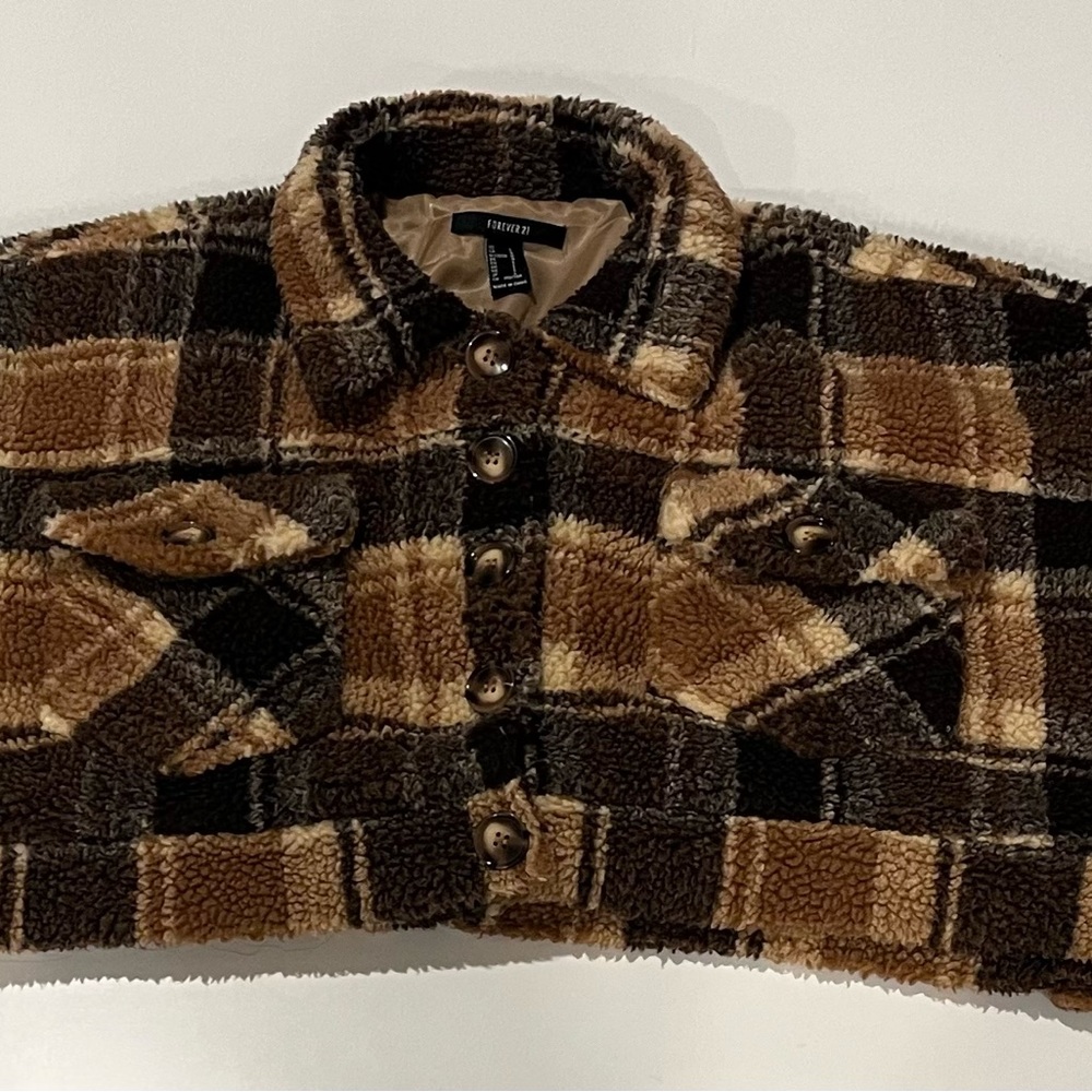 Women’s Forever 21 Cropped Shirt Jacket